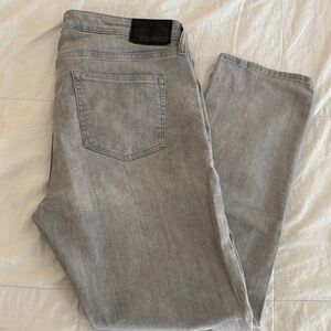 Express Men's Light Gray Slim Jeans